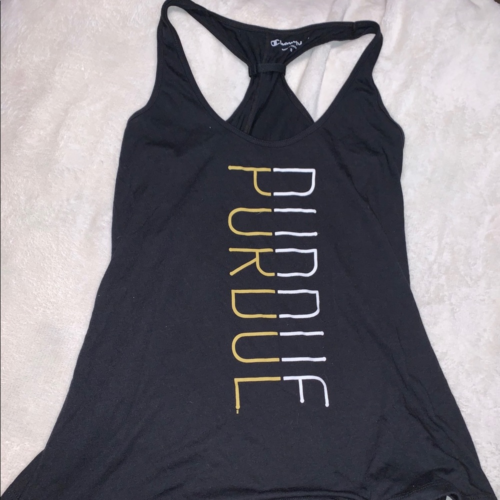 Purdue workout tank top